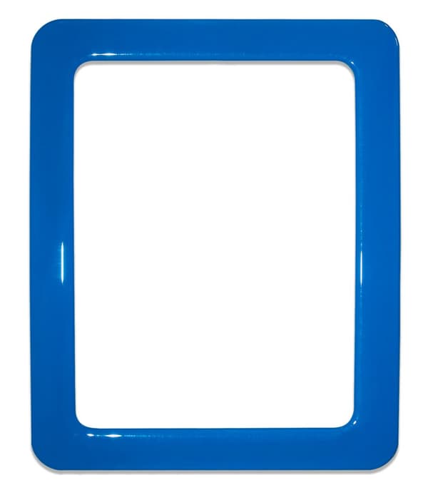 Magnetisk selvklæbende ramme, størrelse 19,0 x 23,8 cm - blå