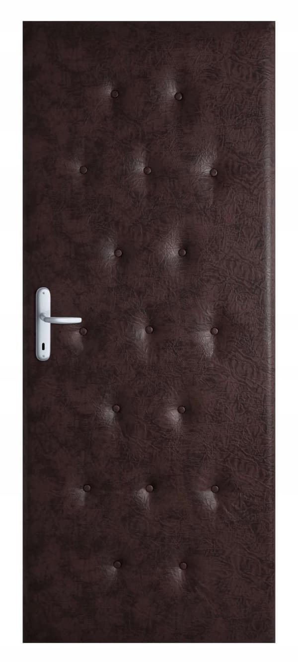 Dørbeklædning Knapper 3 Brun 95 cm