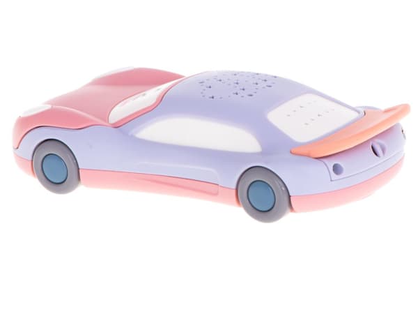 Tähtiprojektori puhelinauto vaaleanpunaisella musiikilla