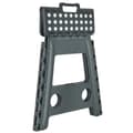 Miniatyrbillede 3 af 7: Anti-slip foldeskammel, 39 cm, mørkegrå