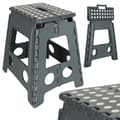 Miniatyrbillede 5 af 7: Anti-slip foldeskammel, 39 cm, mørkegrå