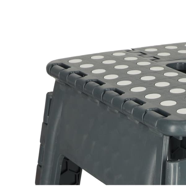 Anti-slip foldeskammel, 39 cm, mørkegrå
