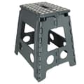 Miniatyrbillede 1 af 7: Anti-slip foldeskammel, 39 cm, mørkegrå