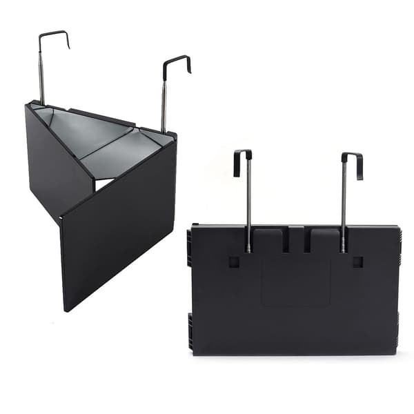 Udfoldeligt makeup-spejl med LED-lys og genopladeligt batteri