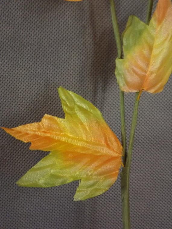 Kvist höstlöv - Orange, 50cm