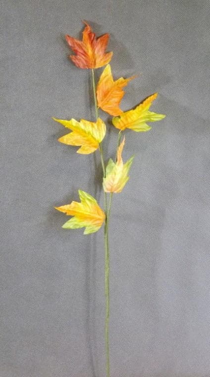 Kvist höstlöv - Orange, 50cm