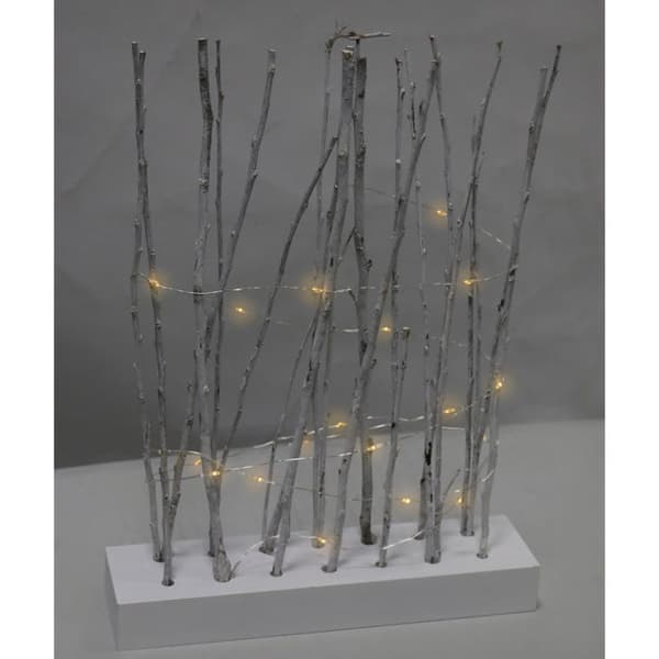 Dekoration - kvistar med LED-ljus 28 cm