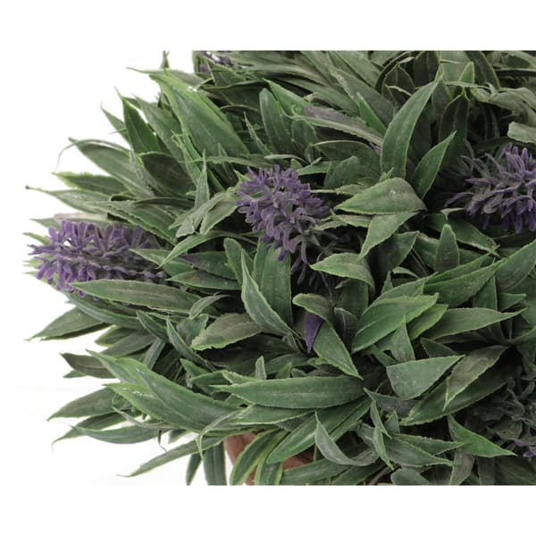 Kunstig lavendel i en keramisk gryde - Dekoration i provencalsk stil