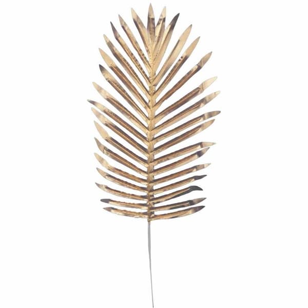 Guld Cycasa Blad til blomsterarrangementer 35x20 cm