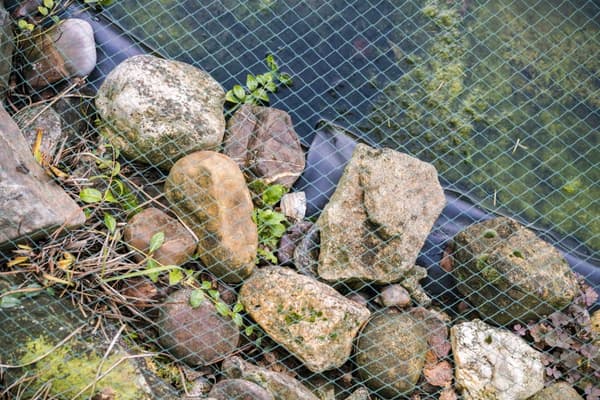 Dammnät 4 m x 10 m Lövnät Täcknät Silonet robust