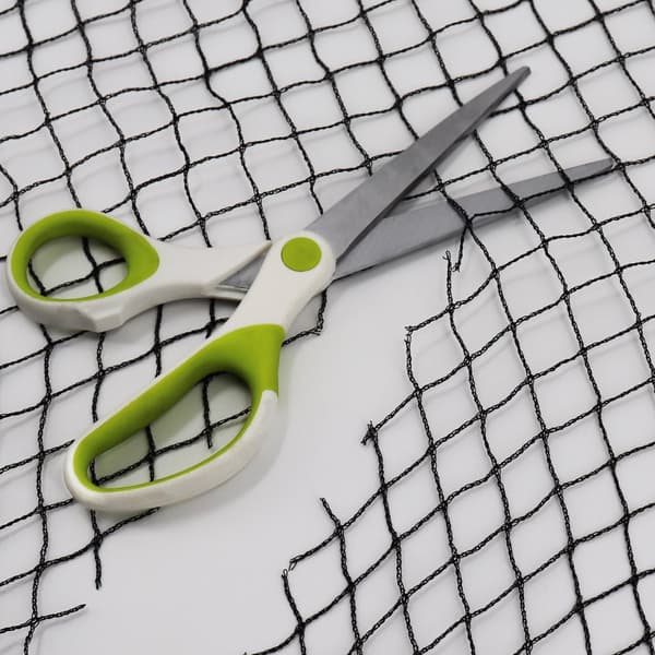 Dammnät 3 m x 12 m Svart Fiskdammsnät Bladnät Nät Fågelskyddsnät robust