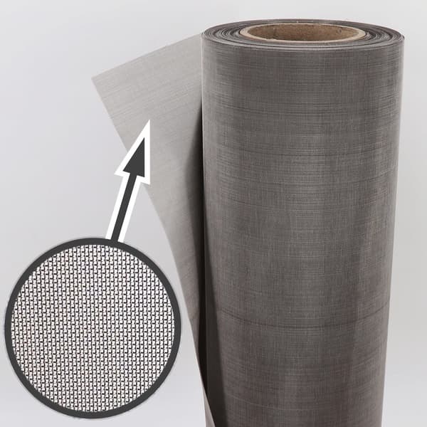 70 cm x 40 cm Rustfrit stålnet til sigtefilter Buet si sigtedam
