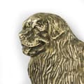 Pikkukuva 2 / 4: Berninpaimenkoira, Berninpaimenkoira - ovikyltti koiralla, messinkinen tervetulokyltti, ainutlaatuinen kyltti, jossa on kirjoitus Welcome by Art-Dog