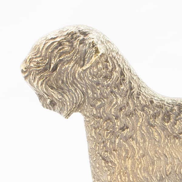 Russian Black Terrier - dørplade med hund, velkomstplade af messing, unikt skilt med inskriptionen Welcome by Art-Dog