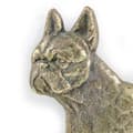 Pikkukuva 2 / 4: Bostoninterrieri, bostonbullterrieri - ovilevy koiralla, messinkinen tervetuliaiskyltti, ainutlaatuinen kyltti, jossa on merkintä Welcome by Art-Dog