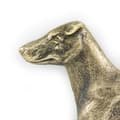 Miniatyrbillede 2 af 4: Korthåret foxterrier - dørplade med hund, velkomstplade af messing, unikt skilt med inskriptionen Welcome by Art-Dog