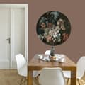 Miniatyrbillede 5 af 6: Kunst til hjemmet - Vægcirkel - Dora blomster - 100 cm i diameter