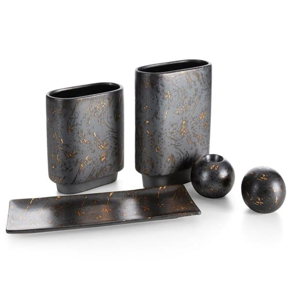 ARIELA DEKORATIV VASE 19 X 10 X 23 CM GRAFIT