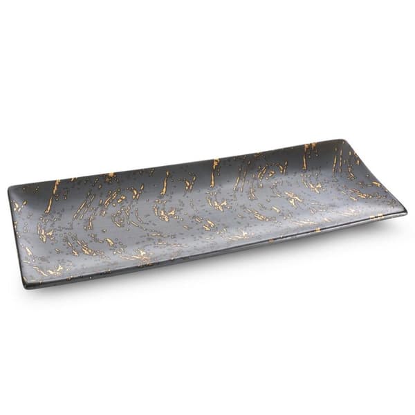 DEKORATIV PLADE ARIELA 38 X 14 X 4 CM GRAFIT