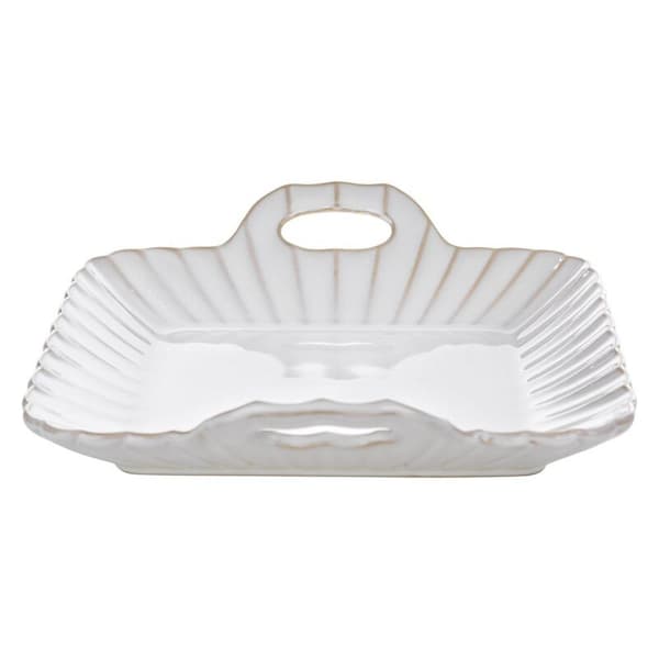 DEKORATIV PLADE AVRIL 24 X 23 X 6 CM CREME