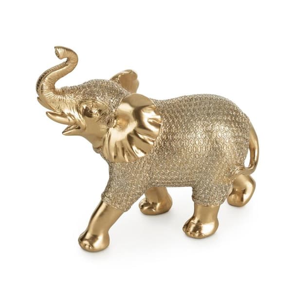 DEKORATIV FIGURIN HARIS (02) 9 X 21 X 20 CM GULD