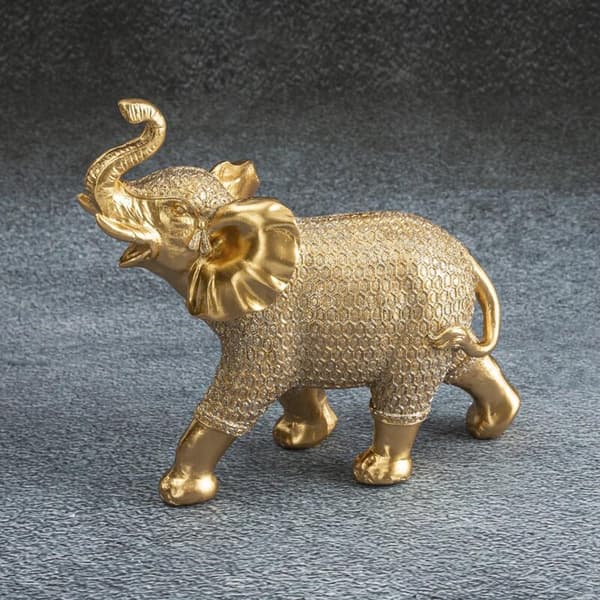 KORISTEINEN FIGURINE HARIS (01) 8 X 19 X 18 CM KULLA