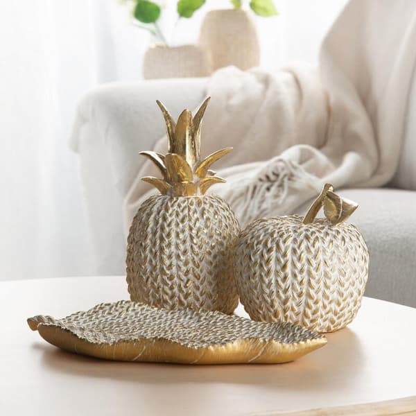DEKORATIV VAS MOLI 16 X 12 X 27 CM GULD