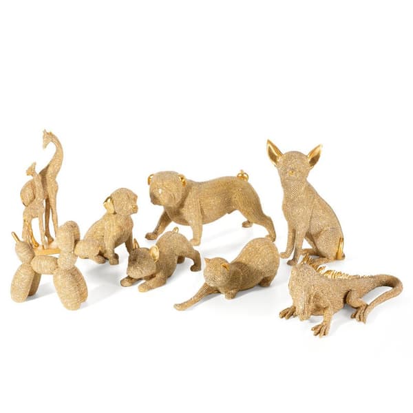 DEKORATIV FIGURIN ELDO 19 X 8 X 9 CM GULD