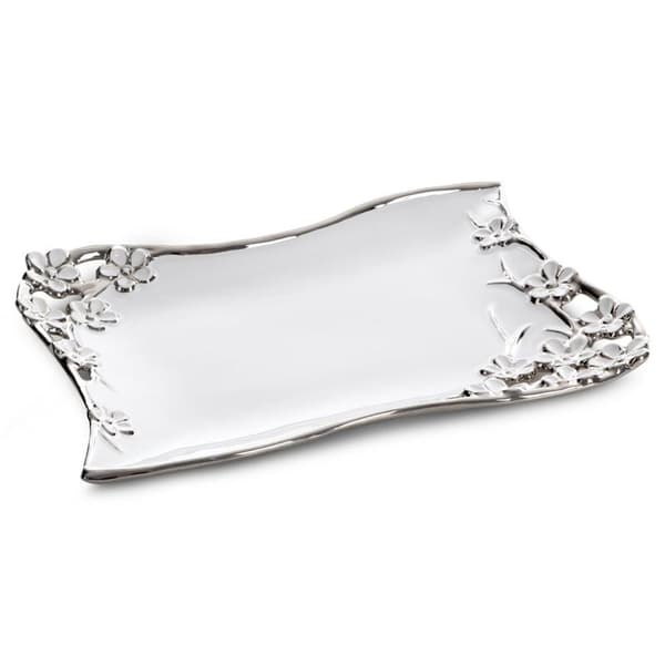 DEKORATIV PLADE KARIN (01) 36 X 26 X 4 CM HVID
