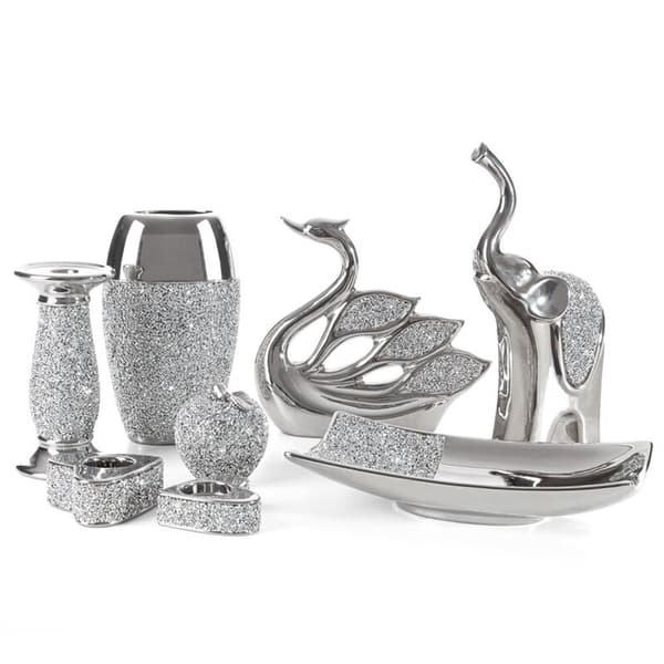 PALMER DEKORATIV PLATTA (01) 31 X 17 X 7 CM SILVER