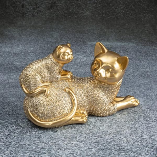 DEKORATIV FIGUR HARIS (06) 9 X 19 X 12 CM GULD