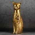 Miniatyrbild 2 av 3: DEKORATIV FIGURIN KITY (01) 9 X 11 X 27 CM GULD