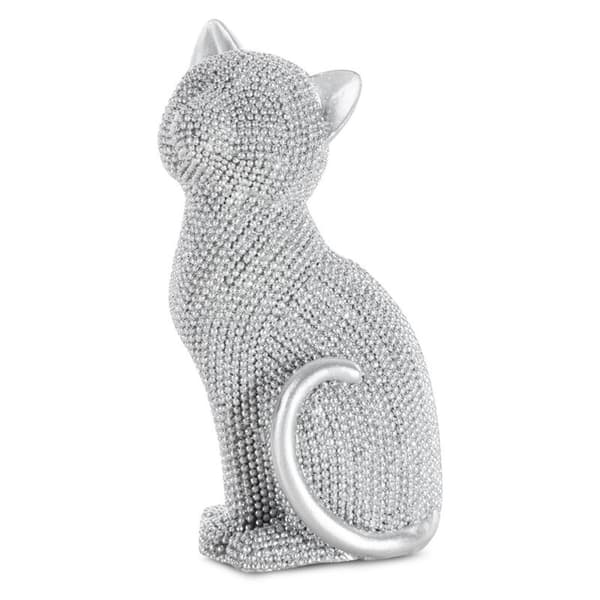 DEKORATIV FIGURIN ELDO 7 X 6 X 15 CM SILVER