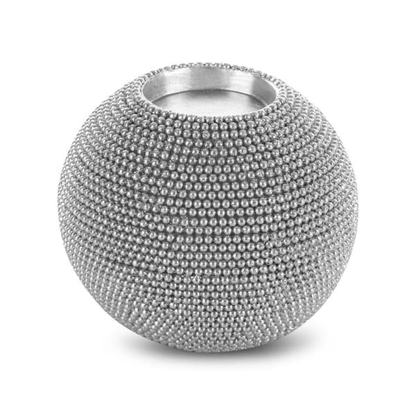 DEKORATIV LYSESTAG ELDO FI 10 X 9 CM SØLV