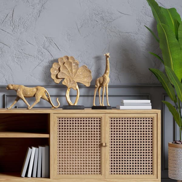 DEKORATIV FIGURIN ELDO 33 X 9 X 12 CM GULD