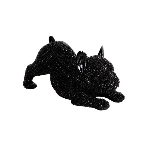 DEKORATIV FIGURIN ELDO 19 X 8 X 9 CM SVART