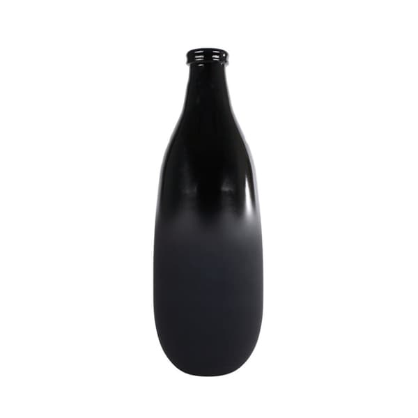 Vas Montana S Matt/blank Svart Glas 15x15x40cm