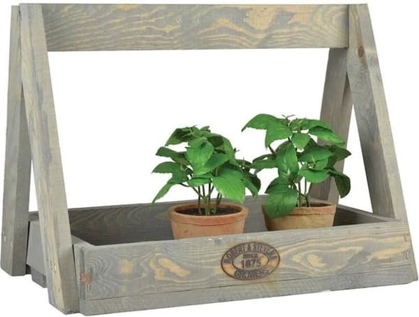 Esschert Design puinen kasviteline 29x39,2x28,9 cm harmaa
