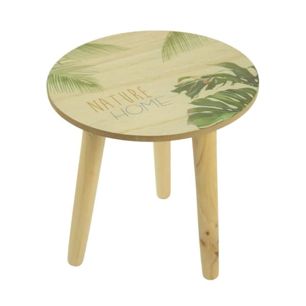 Noor Living Træ Sidebord Nature Home 25 cm