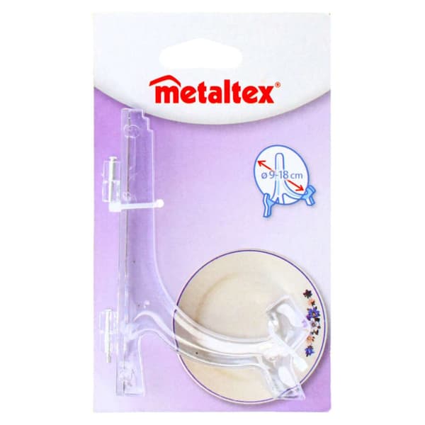 Metaltex Skylthållare 9-18 cm Akryl/Transparent