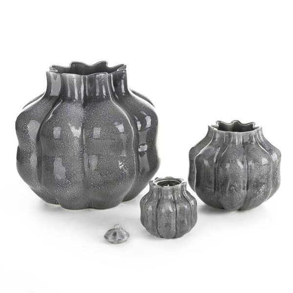 DEKORATIV VASE NIKO (02) 35 X 30 CM GRAFIT