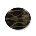 Miniatyrbillede 1 af 3: DEKORATIV GLAS PLADE ADA (02) FI 28 X 2 CM SORT