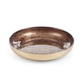 Miniatyrbillede 1 af 4: DEKORATIV GLAS PLADE SUZI (02) FI 21 X 4 CM GULD