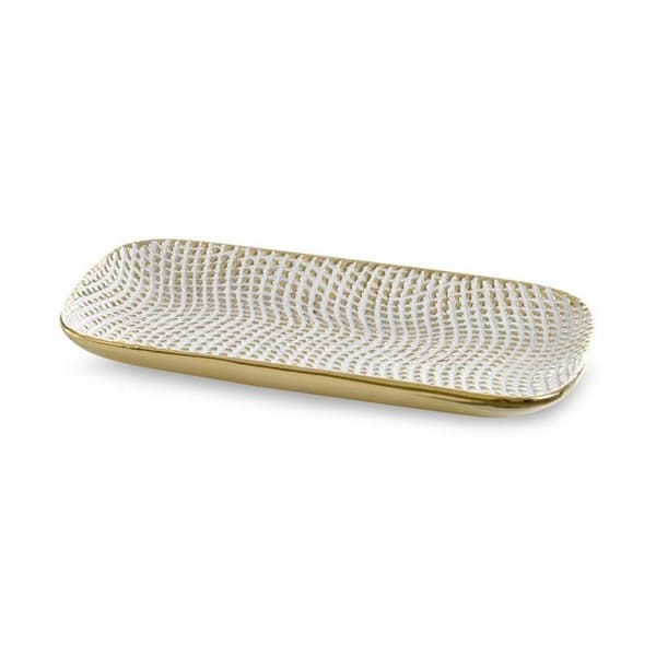 DEKORATIV PLATTA VERDA (03) 30 X 16 X 3 CM VIT