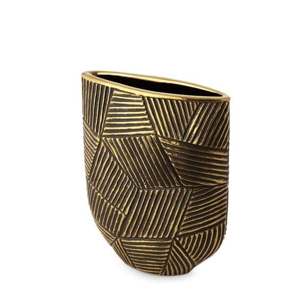 DEKORATIV VASE EMMI (01) 21 X 9 X 28 CM SORT