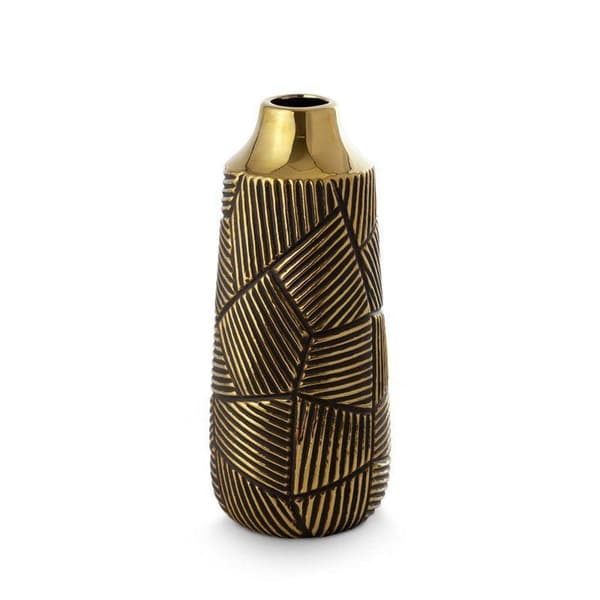 DEKORATIV VAS EMMI (05) FI 13 X 30 CM SVART