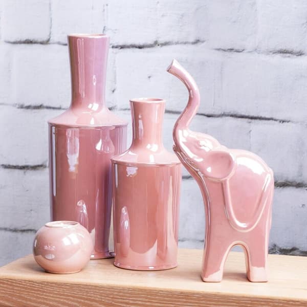 DEKORATIV FIGUR SIMONA1 (01) FI 11 X 16 CM PINK