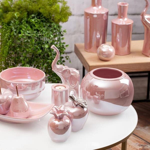 JULEKERAMIK FI 7 X 15 CM PINK