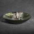 Miniatyrbild 2 av 6: DEKORATIV GLASSKÅL SABA (04) 27 X 19 X 5 CM GRÖN