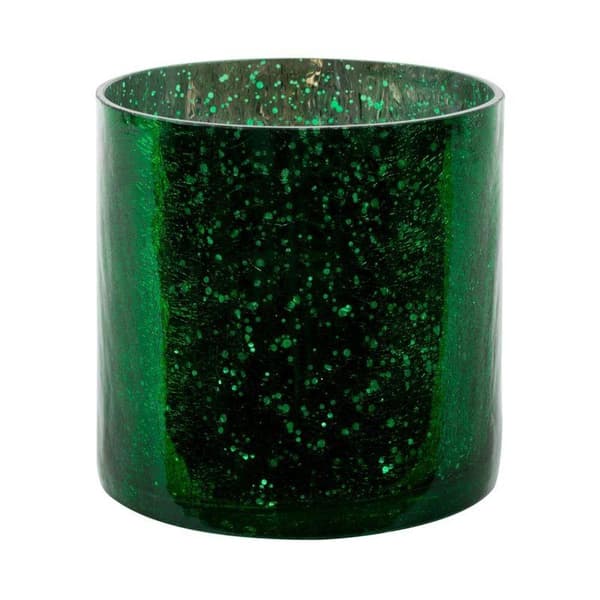DEKORATIVT GLAS VERRE3 (4) FI 15 X 15 CM GRØN